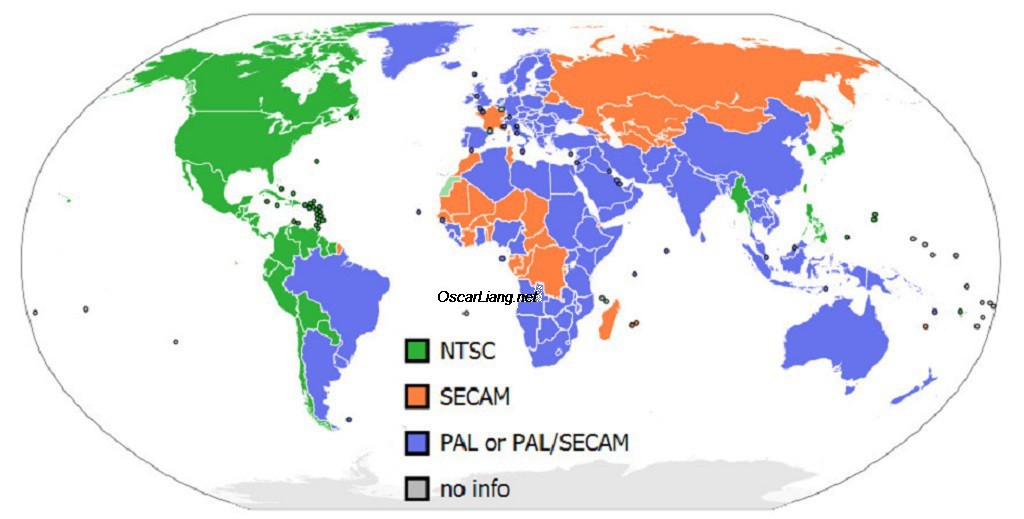 PAL-NTSC-map-country