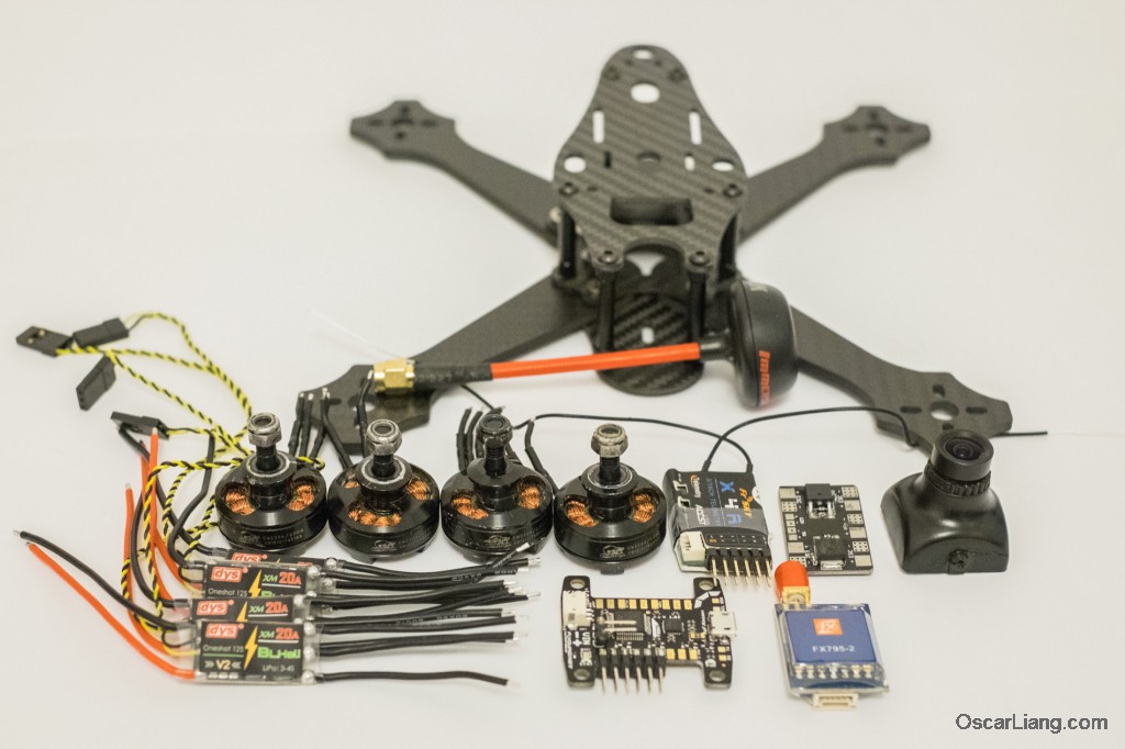 Rotoracer-RR210-mini-quad-Frame-build-log-components-parts