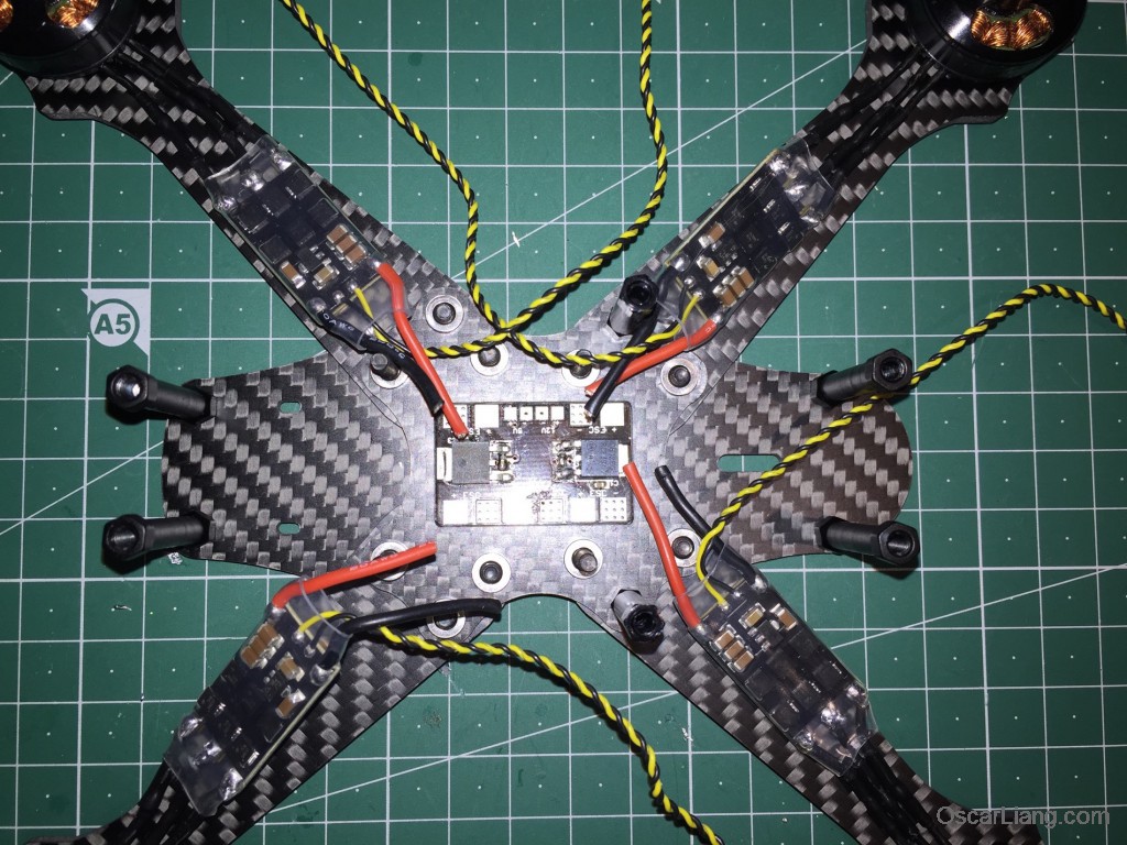 Rotoracer-RR210-mini-quad-Frame-build-log-soldering-esc-to-pdb