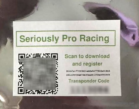 spracing-f3-EVO-FC-QR-code-transponder-ID-racing
