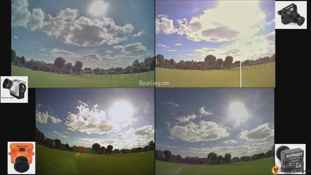 Runcam-Eagle-FPV-camera-global-WDR-facing-sun-sky